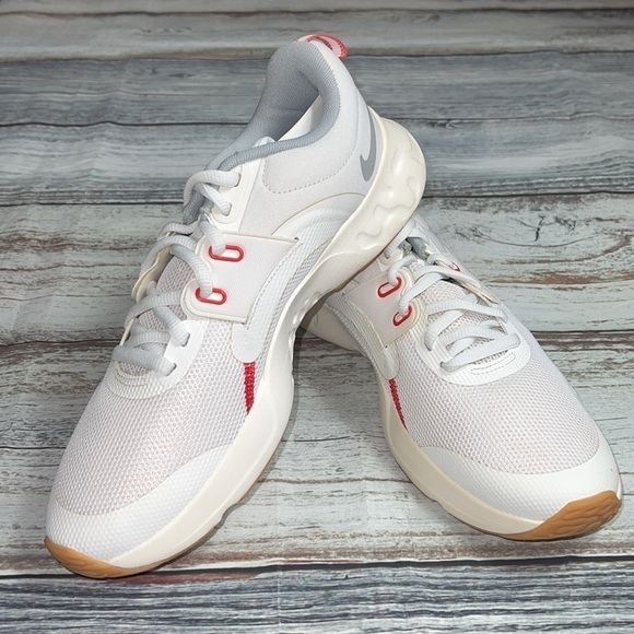 Nike Men’s Renew Retaliation 3 White/Lt Smoke Grey -Summit White Size 10 - Picture 6 of 9